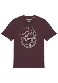 Niet geselecteerd, red brown