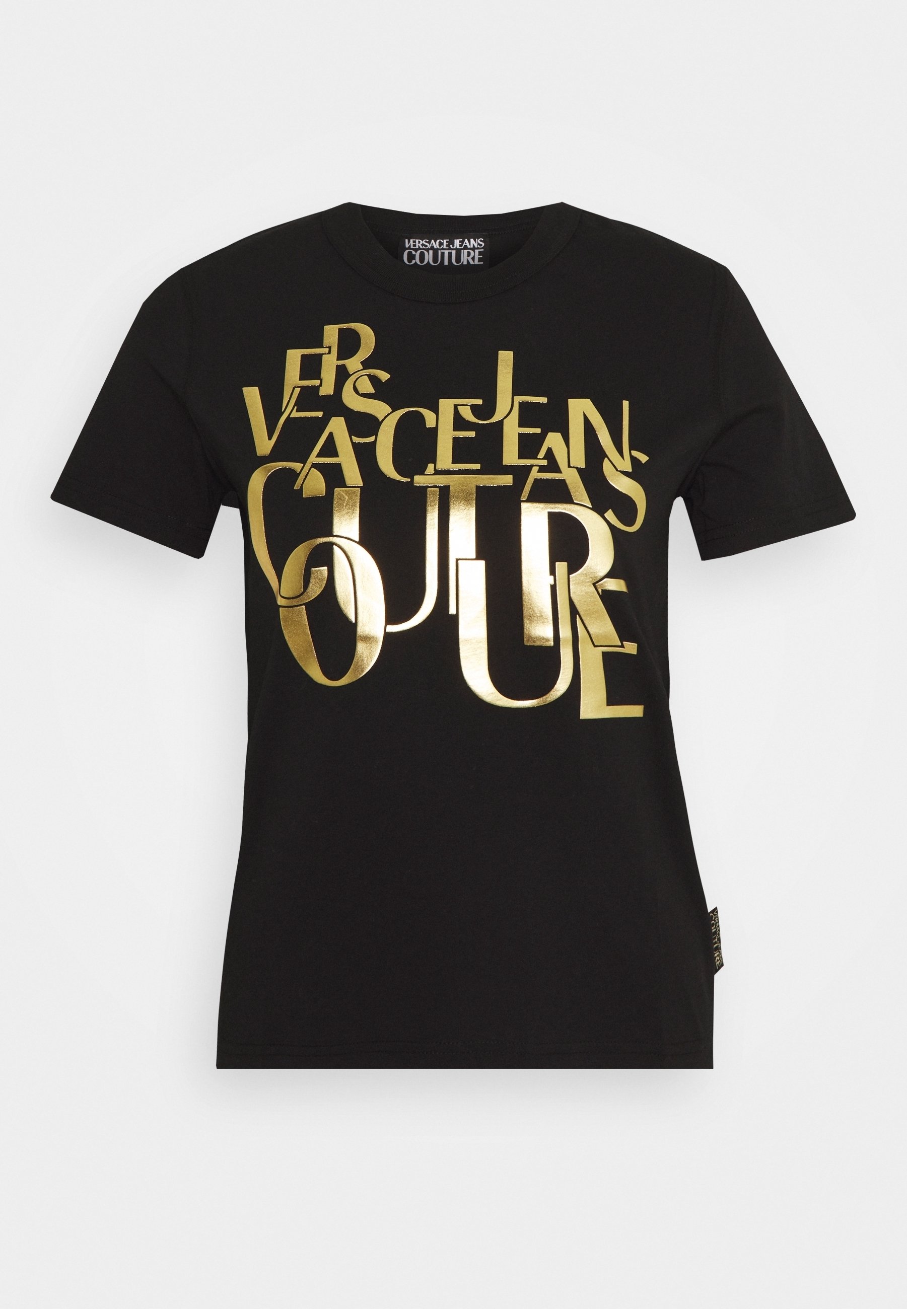 Versace Jeans Couture T-shirt print - black/zwart - (Pre-owned) - Zalando.nl