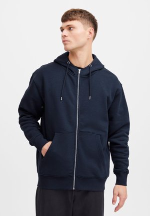 Solid Lenz - Felpa con zip - insignia blue