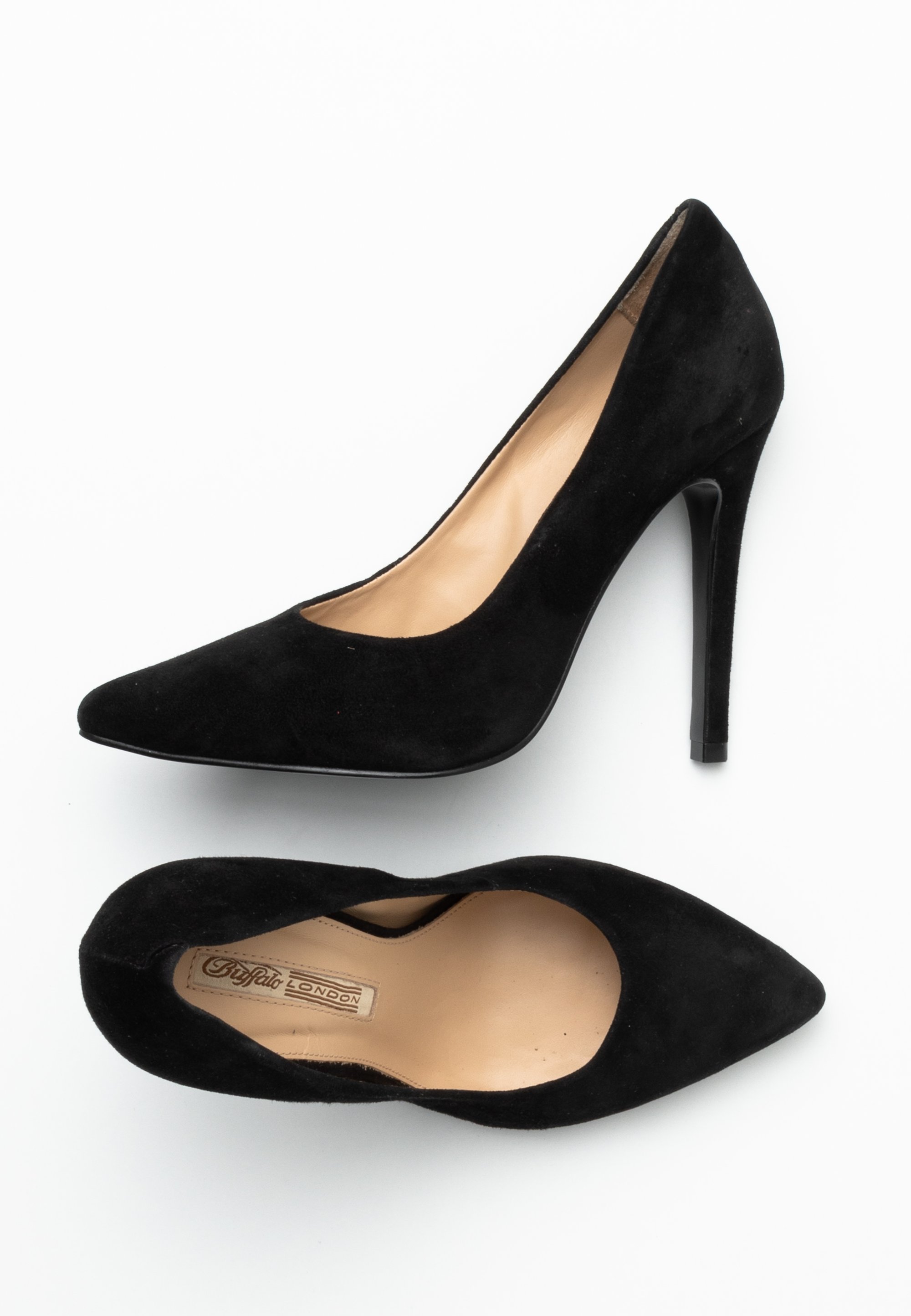 Buffalo London Classic heels black (Pre-owned) Zalando