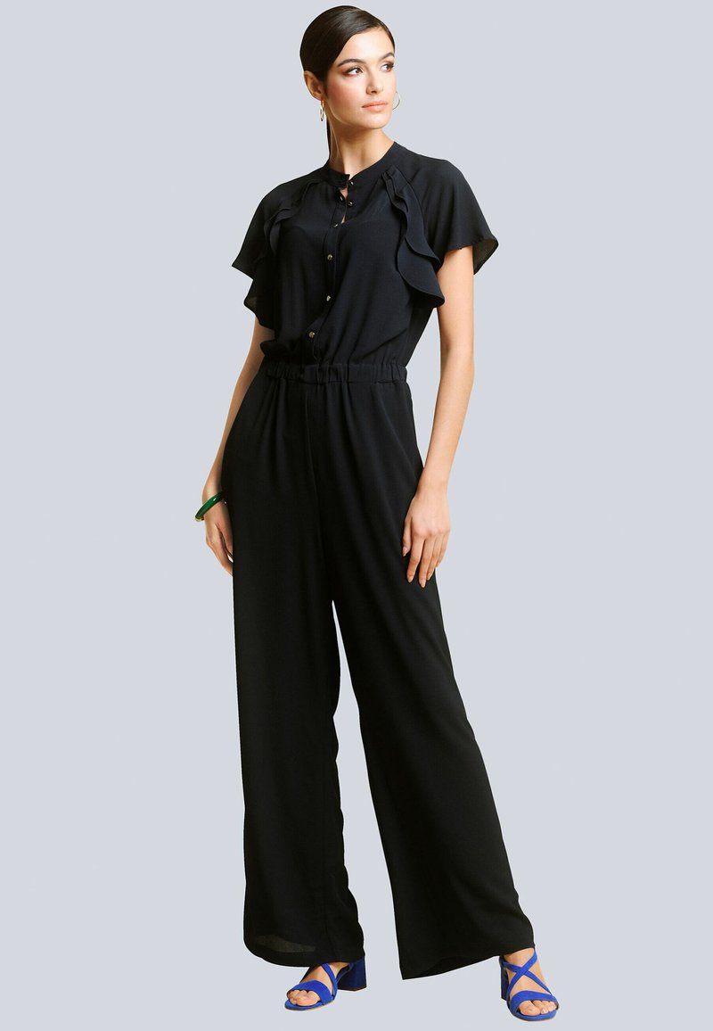 Damen Kleider | Alba Moda OVERALL Jumpsuit marineblau/dunkelblau - LD01184 Damen Kleider | Alba Moda OVERALL Jumpsuit marineblau/dunkelblau - LD01184