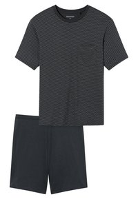 Schiesser Heren Pyjama Long Nightblue - Comfort & Stijl