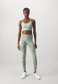 ICANIWILL DEFINE SEAMLESS TIE DYE - Leggings - light sea green