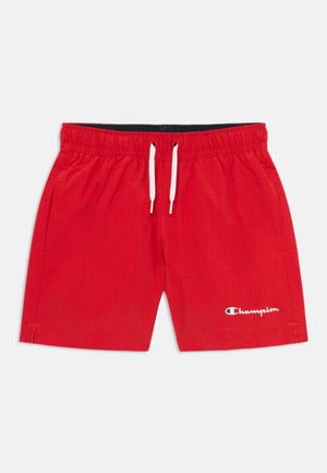 SMALL LOGO - Swimming shorts - red/dark blue