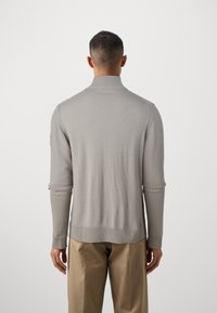Belstaff KELBROOK  ZIP CARDIGAN - Jopica - chrome grey