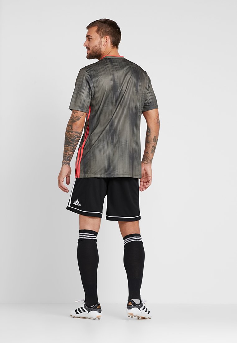 adidas Performance SQUADRA CLIMALITE FOOTBALL 1/4 SHORTS - Pantaloncini  sportivi - black/white/nero - Zalando.it