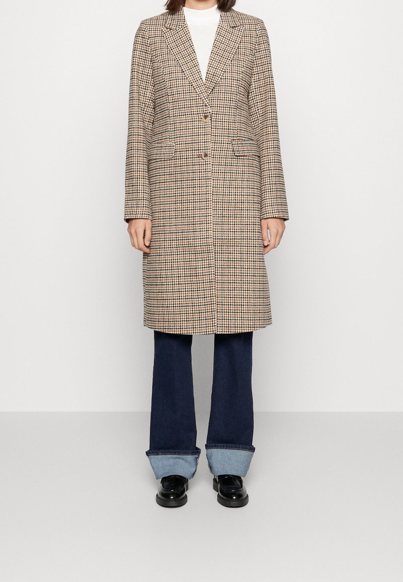 PIECES Tall Cappotto classico - brown