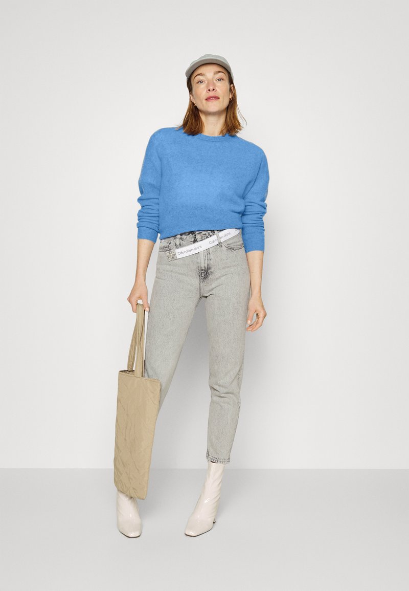 Damen Strickjacken | American Vintage Strickpullover atmosphere chine/blau - UI31810 Damen Strickjacken | American Vintage Strickpullover atmosphere chine/blau - UI31810