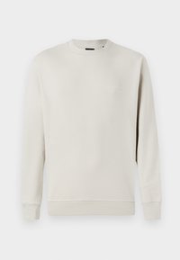 Jack & Jones PREMIUM JPRBLACHAD BRANDING CREW NECK - Melegítőfelső - beige
