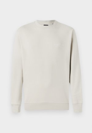 Jack & Jones PREMIUM JPRBLACHAD BRANDING CREW NECK - Športni pulover - beige