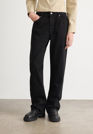 SIGNATURE STRAIGHT - Jeans baggy - soft black