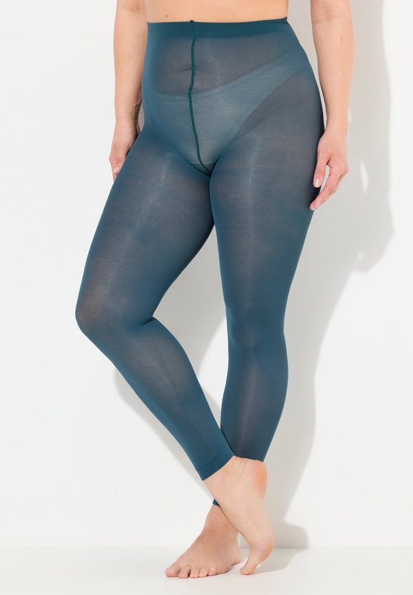 FLACHE NÄHTE - Leggings - Strümpfe - dark teal