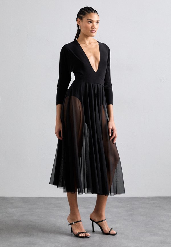 DOLMAN WRAP FLARED DRESS TO MIDCALF - Ballkleid