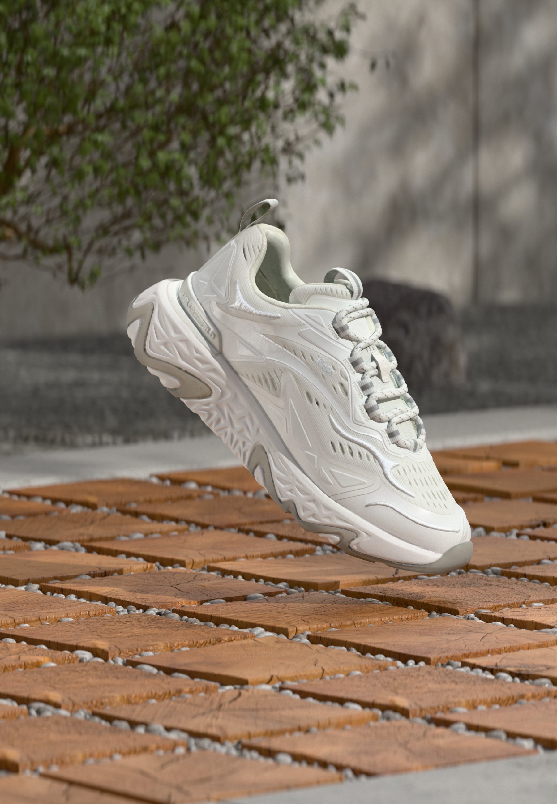 nike zoom 2k trainers in triple white