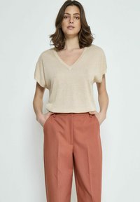 CARLINA BATSLEEVE - T-Shirt basic - met medal gold metallic