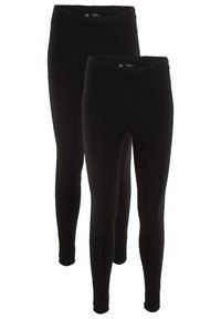 bonprix STRETCH 2ER PACK  BEQUEME UND ELASTISCHEM BUND - Leggings - black