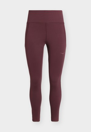 HOKA ELARO KNIT TIGHT  - Bežecké legíny - black cherry