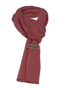 Knit Factory LIV - Écharpe - stone red