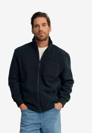ZIP THROUGH FIT - Fleecejakke - dark green