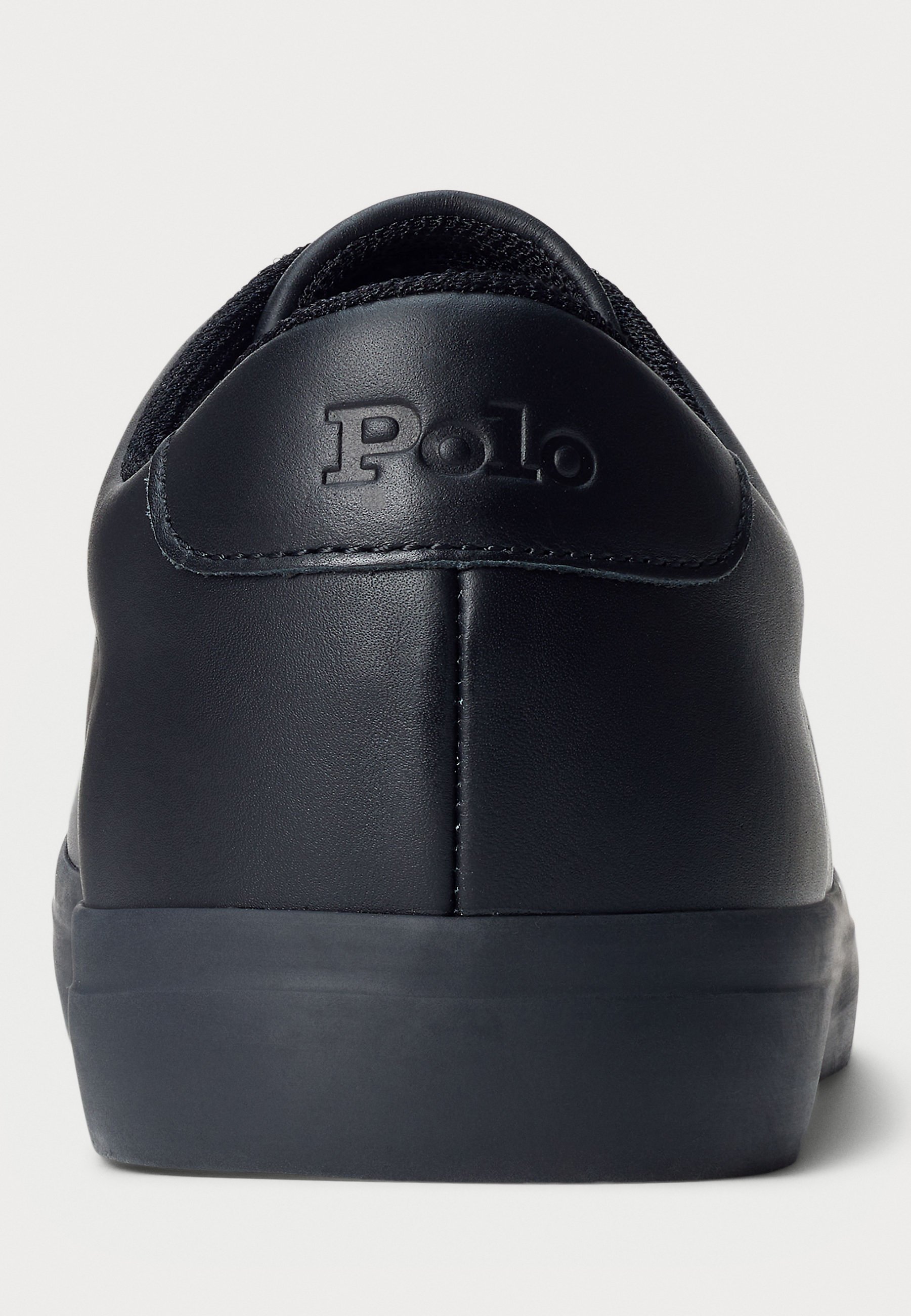 Polo Ralph Lauren LONGWOOD LEATHER TRAINER - Zapatillas - black