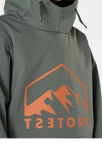 Protest PRTCLEYTON JR - Felpa con cappuccio - huntergreen