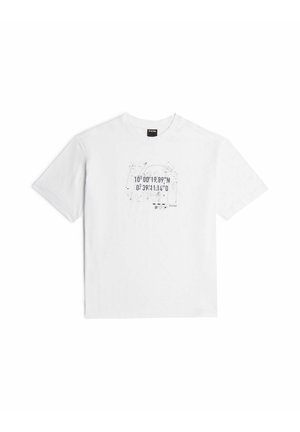 G-STAR, COORD GRAPHIC RELAXED T-SHIRT - T-shirt print - white