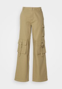MIRZAGZ CARGO PANTS - Laisvo kirpimo džinsai - timber wolf