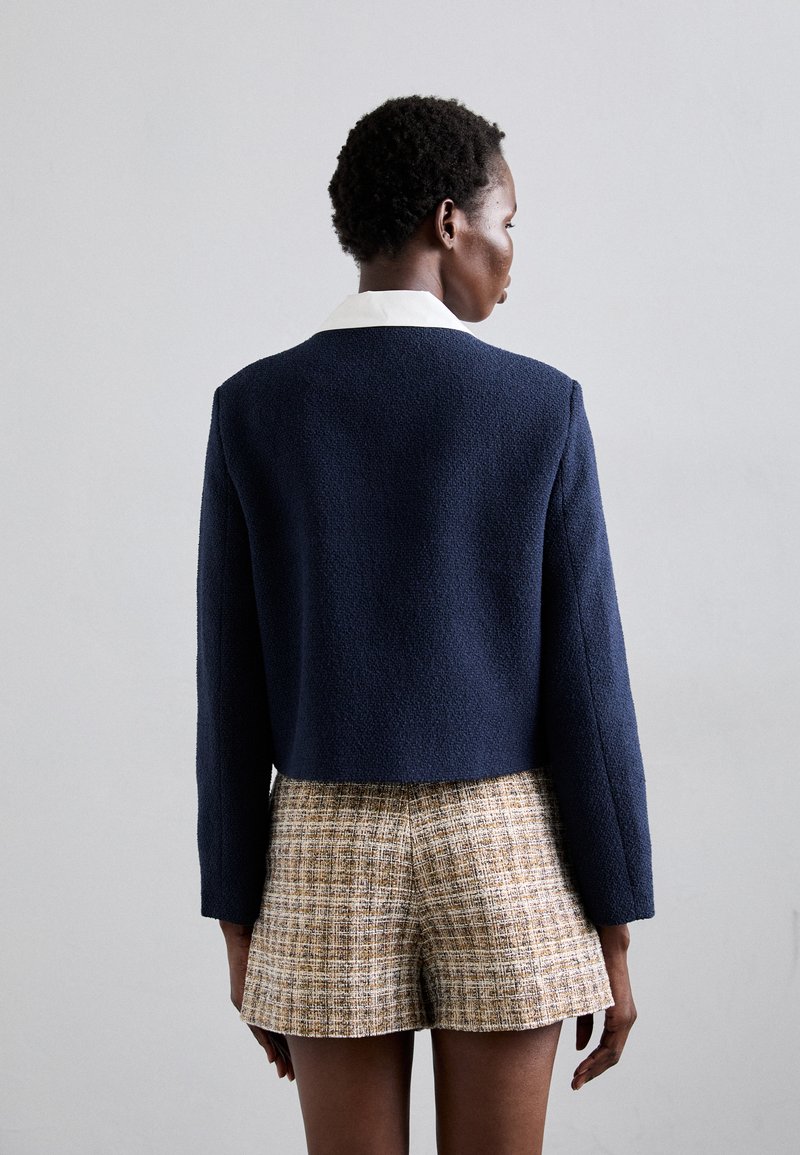 Petit Blazer Militaire Lands' End Pour Fille - Bleu Marine, Taille 5, Manches Longues