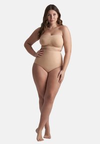 Bye Bra SOFT TOUCH SEAMLESS TUBE - Reggiseno con spalline regolabili - beige