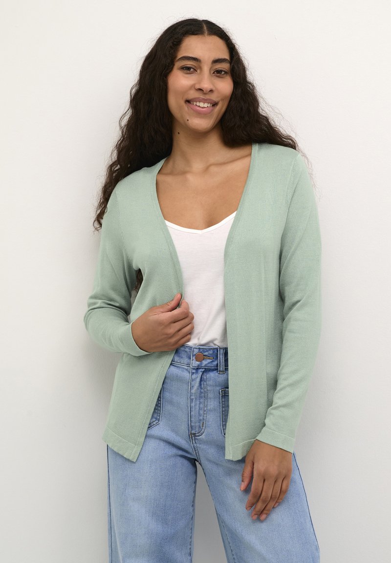 Kaffe FENIA ASTRID - Strickjacke - granite green