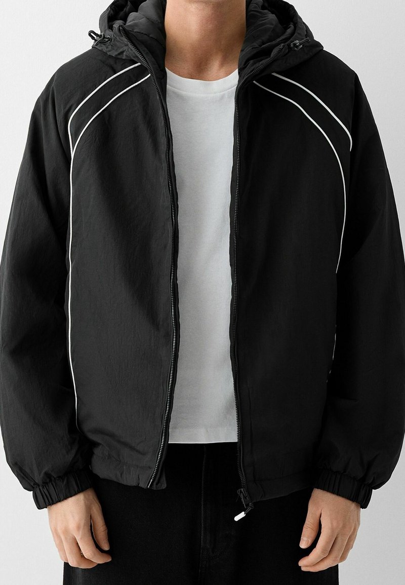 Bershka Vinterjacka - black