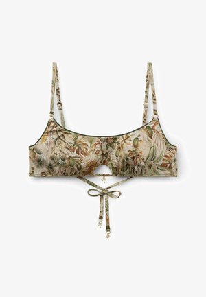 Calzedonia, TROPICAL FOLIAGE BUSTIER - Top de bikini - multicolor