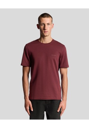 CHEST LOGO INTERLOCK  - T-Shirt basic - port