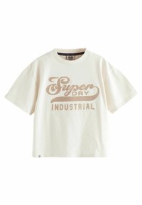 Superdry & Co REGULAR FIT   - Potiskana majica - oatmeal