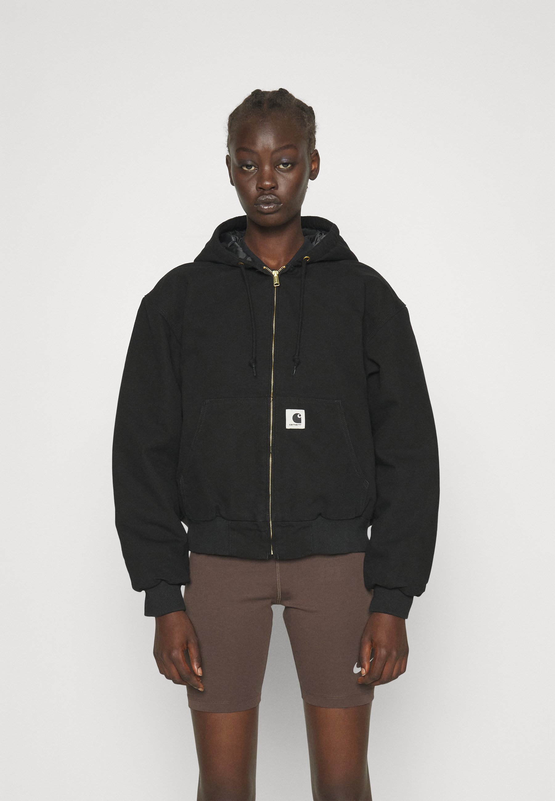 ジャケット・アウター Carhartt 90s Faded Black Active Jacket 80s 90s CARHARTT - Active Jacket native pattern black