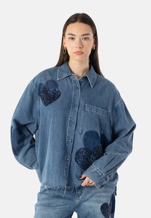 Skjortebluse - santorini blue