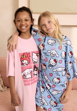 Next, REGULAR FIT - HELLO KITTY 2 PACK  - Nachthemd - pink/blue
