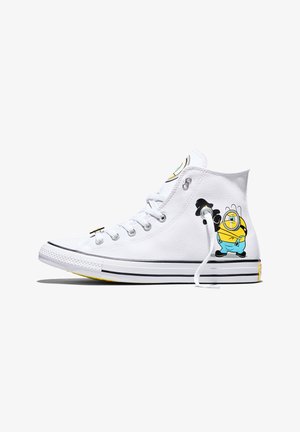 Converse, HIGH-TOP SHOE MINIONS CHUCK TAYLOR ALL STAR UNISEX - Zapatillas altas - white yellow white