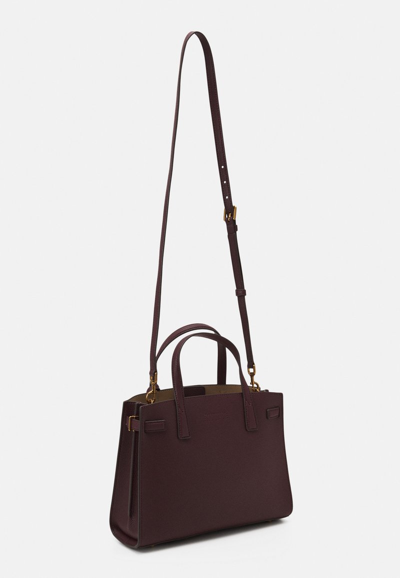 Damen Bekleidung | Tory Burch WALKER SMALL TRIPLE COMPARTMENT SATCHEL Handtasche dark rhubarb/dunkellila - KE42910 Damen Bekleidung | Tory Burch WALKER SMALL TRIPLE COMPARTMENT SATCHEL Handtasche dark rhubarb/dunkellila - KE42910