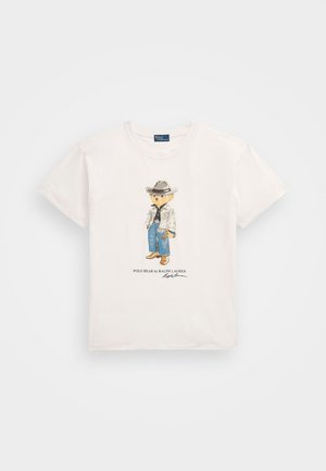 POLO BEAR COTTON JERSEY TEE - Majica kratkih rukava s printom - nevis