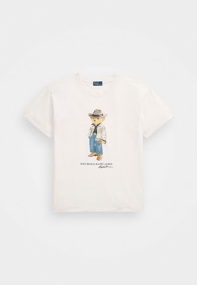 Polo Ralph Lauren POLO BEAR COTTON JERSEY TEE - Potiskana majica - nevis