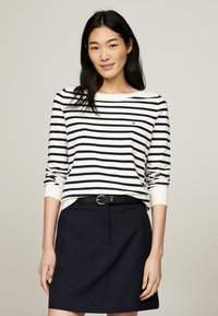 Tommy Hilfiger STITCH BOAT - Maglione - ivory petal  desert sky stp