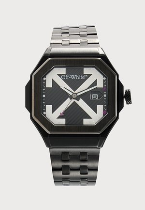 OFF-WHITE, HEAVY DUTY - Ρολόι - black/white