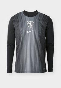 NETHERLAND KNBV LONG SLEEVES STADIUM GOAL KEEPER - Article de supporter d'équipe nationale - black/smoke greywhite