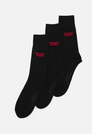 REGULAR CUTBATWING 3 PACK - Socks - jet black