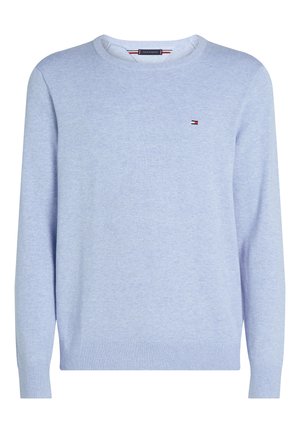 Tommy Hilfiger, CREW NECK  - Striktrøje - vessel blue heather