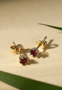 Live Diamond Boucles d'oreilles - gul guld rød