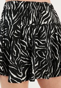 LELA ELASTIC WAIST - Mini krilo - striped black