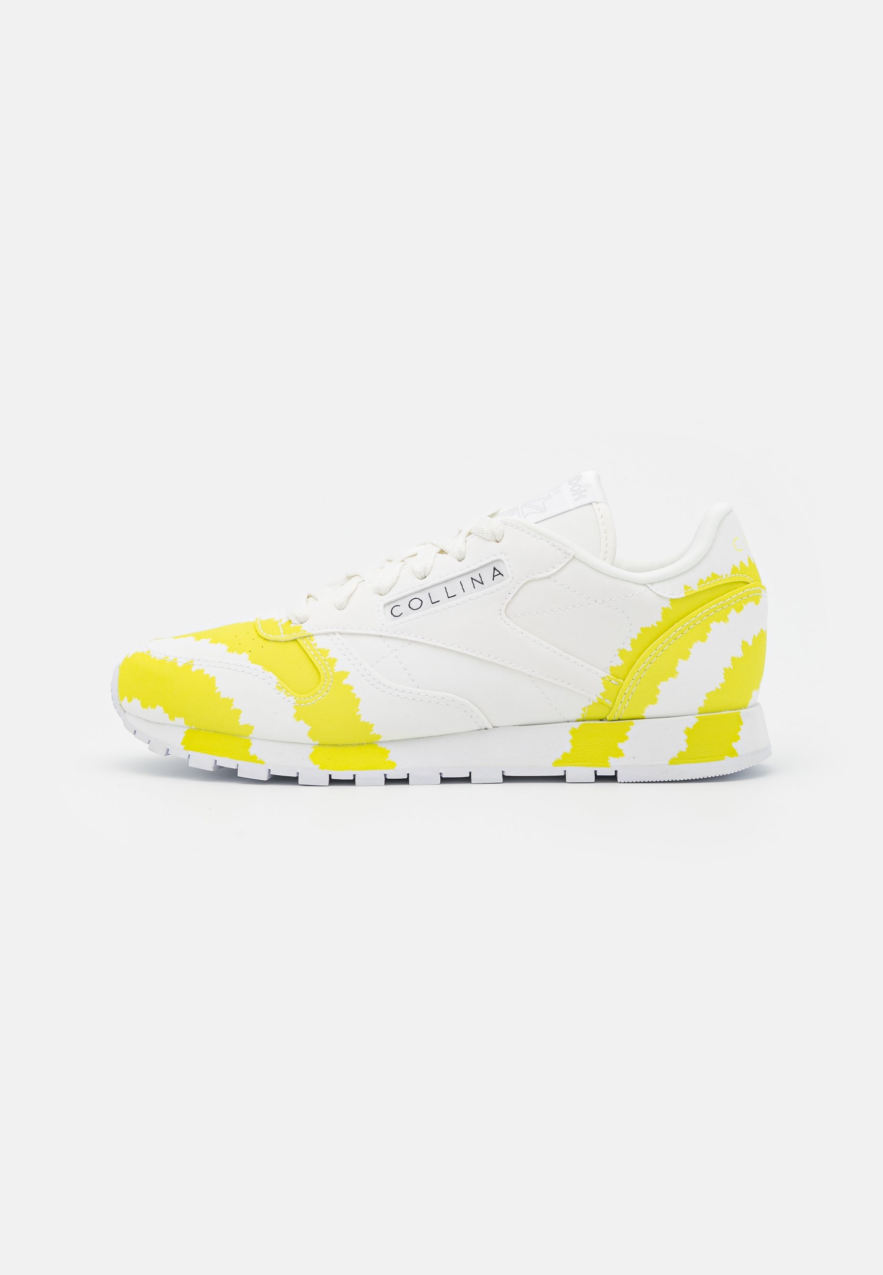 Reebok Classic COLLINA STRADA X REEBOK CLASSIC LEATHER - Sneaker low -  footwear white/digital blue/acid yellow/weiß - Zalando.de