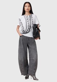 AllSaints METALLO BRIAR  - Printtipaita - white